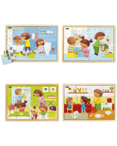 4 puzzles tout propre !