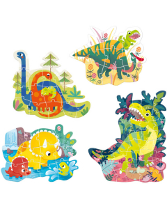 Puzzles progressifs les dinosaures