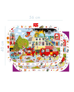 Puzzle observation les pompiers