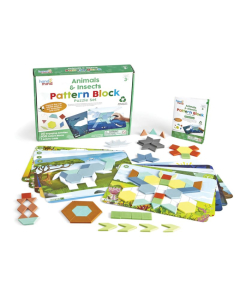 Set les insectes et les animaux puzzle formes