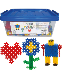 Mega puzzle micro 2400 pièces coloris assortis