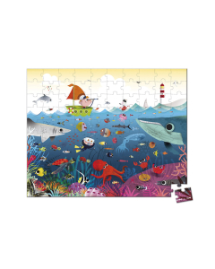 Puzzle le monde sous marin - 100 pièces