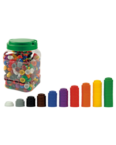 500 pions a empiler coloris assortis