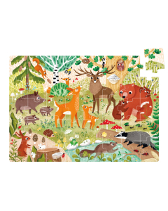puzzle jumbo animaux de la foret 40 pieces