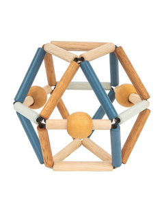 agrippeur hochet flexible bleu