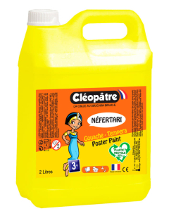 Nefertari flacon gouache 2l jaune primaire