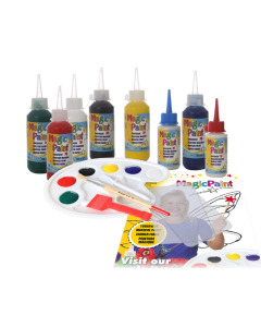 Peinture magique 6 flacons 100ml assortis