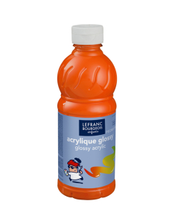 Acryl glossy flacon 500ml orange