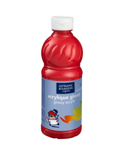 Acryl glossy flacon 500ml rouge vif