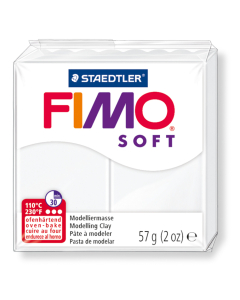 Fimo soft blanc pain 57g