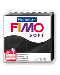 Fimo soft noir pain 57g