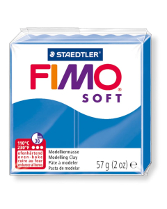 Fimo soft bleu pacifique pain 57g