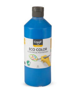 Eco color gouache 500ml coloris  bleu