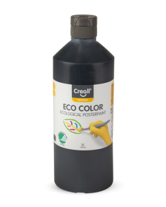 Eco color gouache 500ml coloris noir