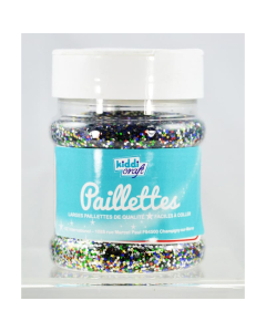 Paillettes scintillantes multicolore pot 150ml