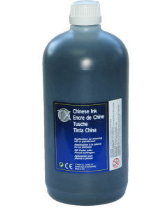 Encre de chine noir flacon 1l