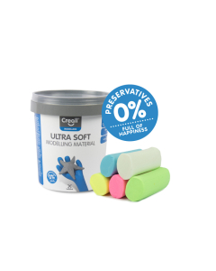 Ultra soft pate à modeler 5 x 220g coloris pastels assortis