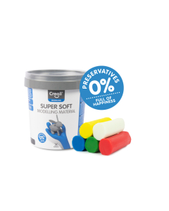 Super soft pate à modeler 5 x 350g coloris assortis