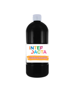 flacon gouache 1l coloris noir