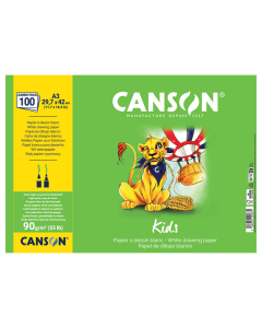 canson kids dessin blanc a3 90g 100f
