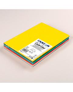 colorline 250f papier dessins coloris assortis a4 150g