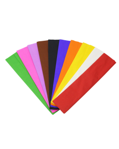 10f crépon supérieur 0,5x2,5m coloris assortis