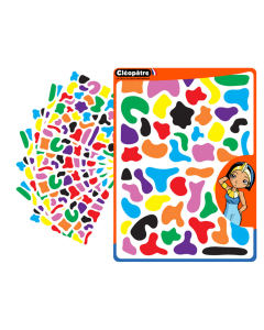900 gommettes splash formes, tailles et coloris assortis