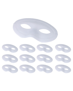 12 masques loup pvc 16x8cm