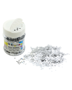 paillettes etoile pot 65g coloris argent