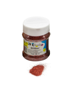 paillettes biodegradables ultra fines flacon 100g coloris rouge