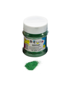 paillettes biodegradables ultra fines flacon 100g coloris vert