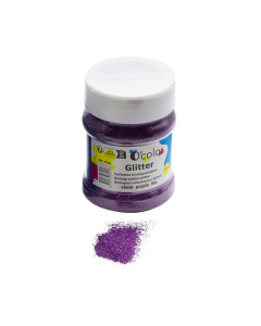 paillettes biodegradables ultra fines flacon 100g coloris violet