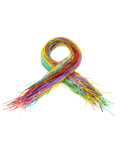 200 scoubidous coloris classiques assortis 80cm