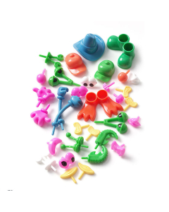 accessoires de modelage funny characters (env. 128 pieces)