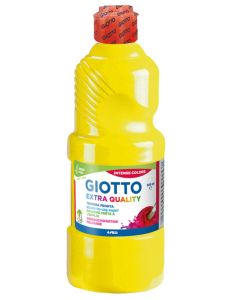 Giotto flacon gouache 500ml jaune primaire