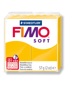 Fimo soft jaune soleil pain 57g