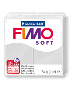 Fimo soft gris pain 57g