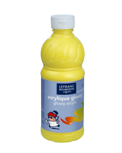 Acryl glossy flacon 500ml jaune citron