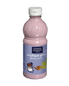 Acryl glossy flacon 500ml rose