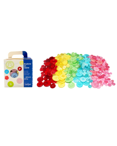 600 boutons résine tailles et coloris assortis