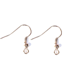 5 paires de crochets ouverts pour boucles d'oreilles argent