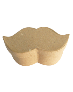 Mini boîte moustache carton