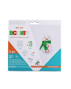 10 kits bonhomme de neige à coudre