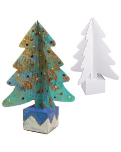 30 sapins 3d carton