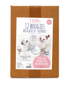 Kit bougies fleuries pour 12