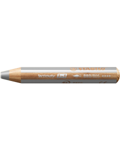 Woody crayon coloris argent