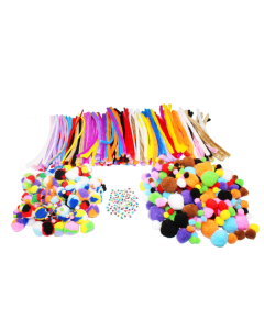 Maxi lots 500 pompons et 300 chenilles