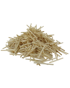 100 bâtonnets plats bois 15,5cm coloris naturel