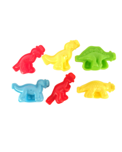 6 moules 3d formes dinosaures