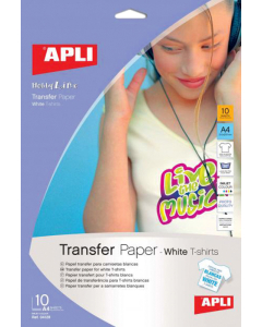 Papier pour transfert tissu 10 feuilles